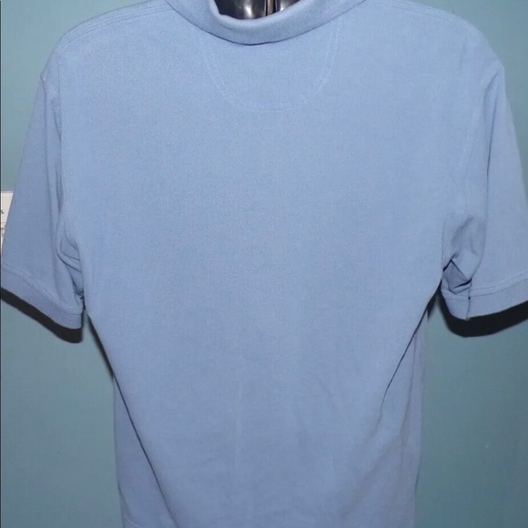 IZOD SILK WASH LIGHT BLUE SHORT SLEEVE POLO SHIRT SIZE LARGE - Picture 3 of 4